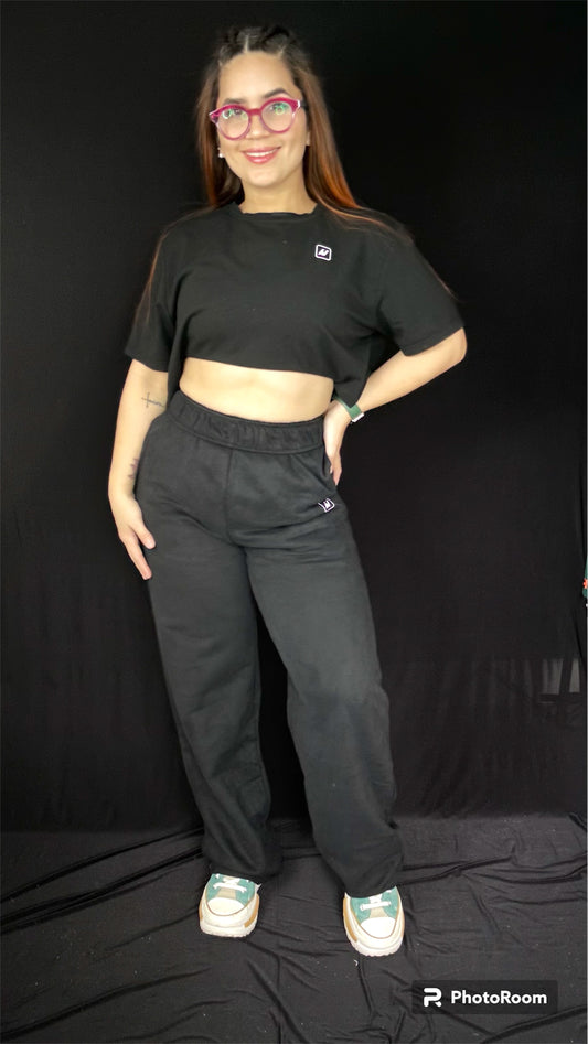 Black Crop Top